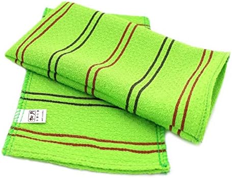 10 пакувања Songwol Корејска убавина кожа голема ексфолирачка туш за туширање за туширање на ракавици за миење облека направена во кореја зелена
