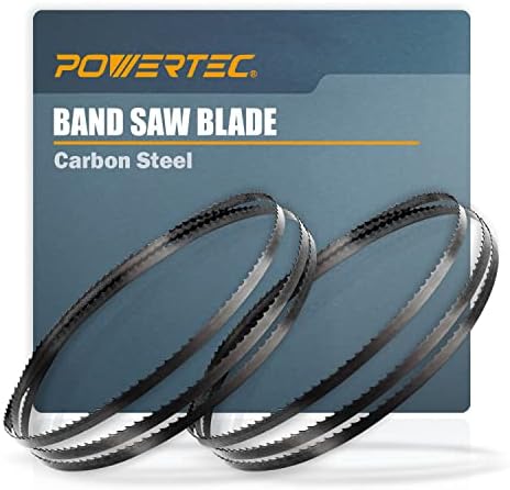 Powertec 13181 70-1/2 x 1/4 x 6 TPI Band Saw Blade, за занаетчија 10 Bandsaw