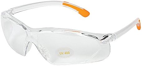 Очила за снимање и безбедносни очила на компанијата Ален, чиста рамка со совети од портокал, чисти леќи