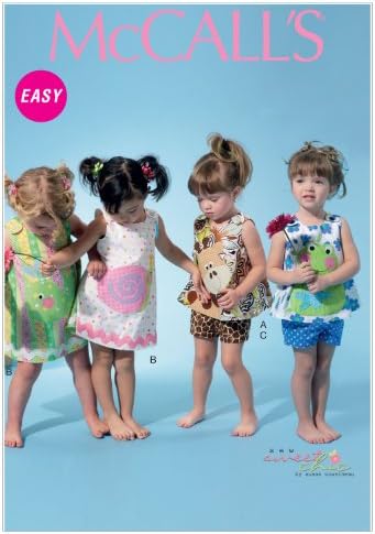 McCall Models M6541 Топ/фустан/шорцеви на новороденчиња