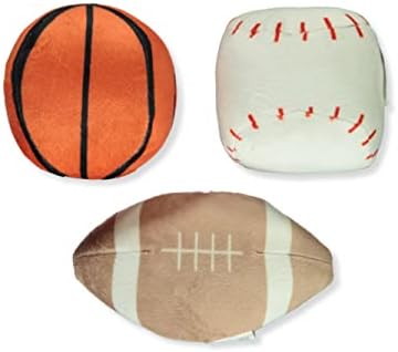 PlayTex Baby Plush Sportballs - бело/мулти, една големина