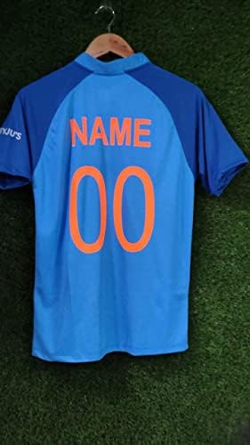 КД Крикет Индија Дрес Со Половина Ракав Светски Навивач На Т20 Поддржувач На Дрес Крикет Униформа 2022-2023