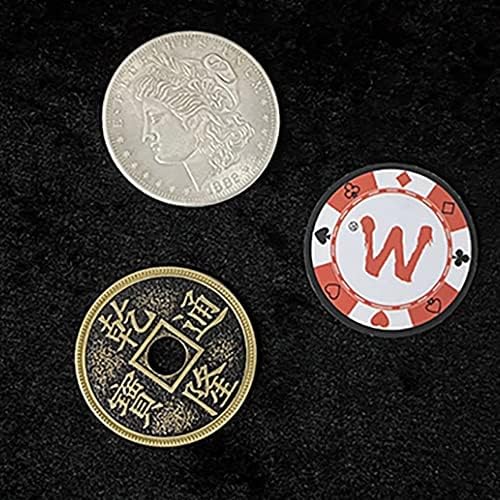 ZQion PCC Trio by Oliver Magic Classic Csb Coin постави блиски магични трикови монети магични магии магични магионични монети што исчезнуваат