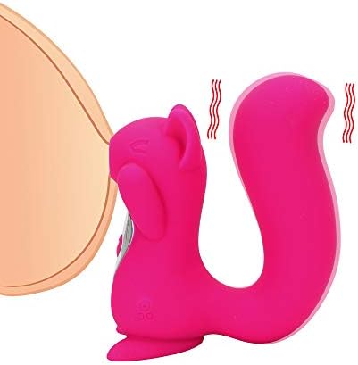 Симпатична верверица скулптура со цицање вибратор брадавица пијачка клиторис лижење стимулатор 10 фреквенциски секс играчки за жени розови