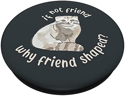Ако не пријателе, зошто пријател во форма на пријател? Pallas Cat Fren PopSockets Swappable PopGrip