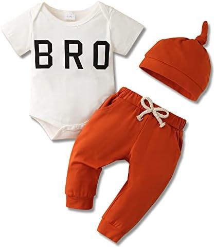 CareToo новороденче новороденче 3 парчиња бебе момче облека облека за облека, печатено карирано ромско комбинирање +панталони +капачиња за