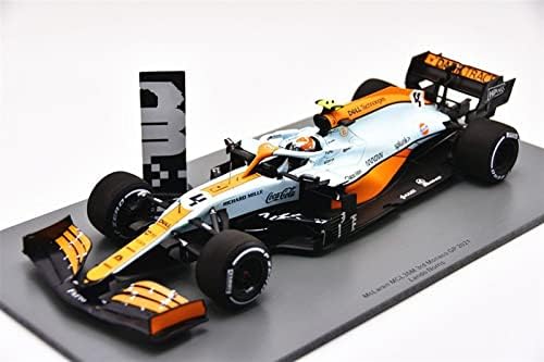 Возила на модели на скала Apliqe за McLaren L35M 2021 сезона прва -стелова формула F1 симулација на легура на легура на автомобили