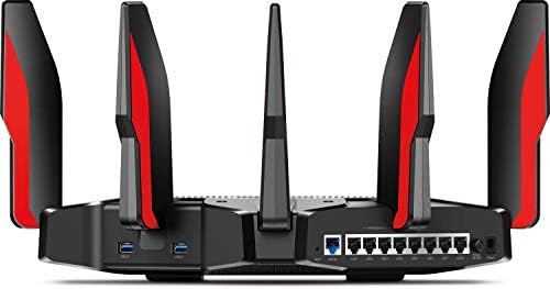 TP-Link AC5400 Tri Band WiFi Gaming Router-Mu-Mimo Wireless Router, квад-јадрен процесор од 1,8GHz 64-битен процесор, прв приоритет на играта,
