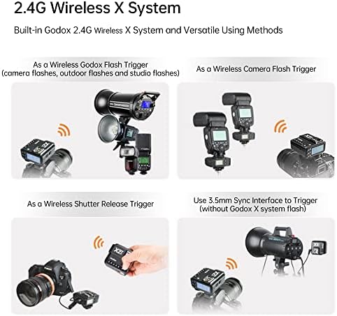 Godox X2T-NTL Безжичен Флеш Активирањето 2.4 G 1/8000s Hss Компатибилен Никон Камера, Bluetooth Поддржува iOS/Android Стан Контролер, Со