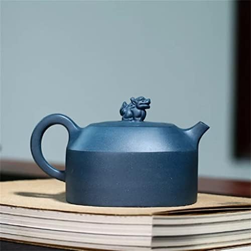 Дебела 300 мл виолетова глинеста тенџере квадратна чајник Рачно изработен чај од чај од чај