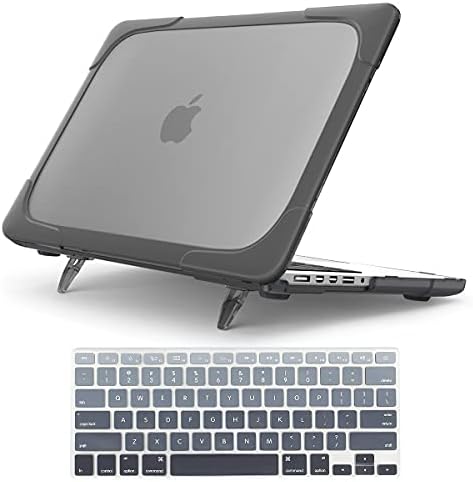 За Macbook Pro 15 Ретина Случај, StrongCase [Тешки] [Двослоен] Хард Случај Покритие Со Пластичен Браник За Apple MacBook Pro 15.4 Со Ретина Дисплеј-Сива