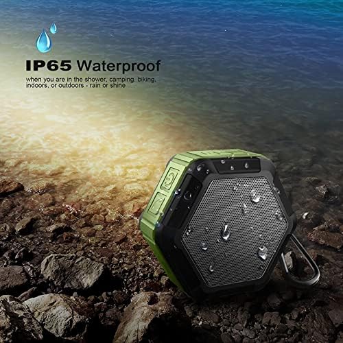 820K60 IP65 Водоотпорна хексагона хексагона картичка Bluetooth звучник на отворено преносен безжичен двоен магнетски водоотпорен и прашина-ПР