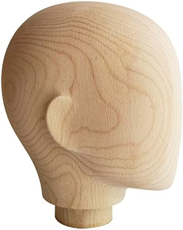 Кукин дрвена манекен глава, отстранлив манекен глава