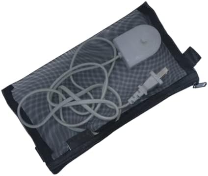 AI EHAN 6 ПЦС повеќенаменски транспарентни мрежни патенти торбички за козметичка торба за шминка торбички молив за куќиште на пенкало
