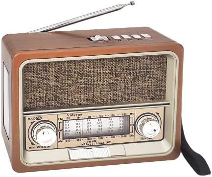 Radios со кратки бранови AM FM радио, преносно ретро радио со кратки бранови