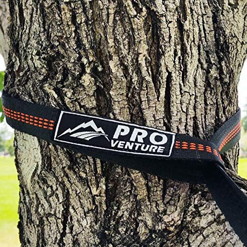 Pro Venture Hammock Raips и 2 карабини, 30+2 јамки, 1200 bs Breaking Charth | не -истегнување, лесен, преносен кампување - брзо, лесно