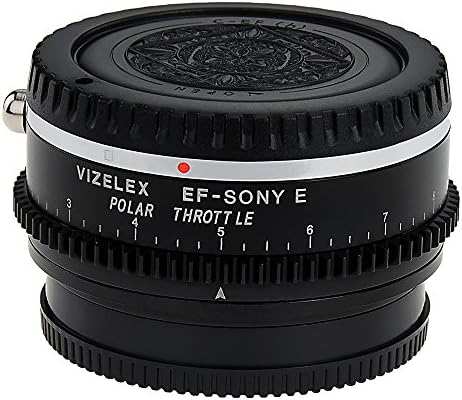 Адаптер за монтирање на леќи за поларни гасници Vizelex-Канон EOS D/SLR леќи на Sony Alpha E-MOUNT без огледало на камера со вграден кружен