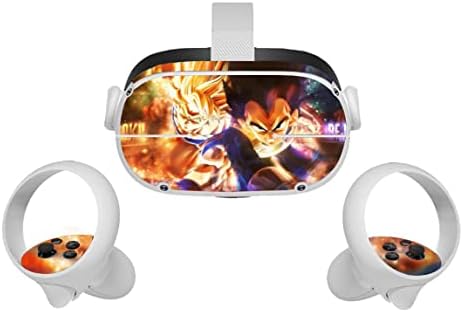 Супер Саијан бог аниме Окулус потрага 2 кожа VR 2 кожни слушалки и контролори налепници заштитни додатоци за декларирање