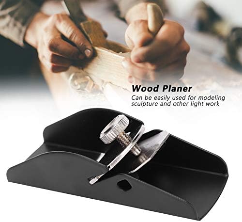 Fafeicy Mini Planer, алуминиум легура дрво Планер за лесни дрва за обработка на дрво, алатки за столар, за обработка на дрво, правење занаети, рачни алатки и додатоци