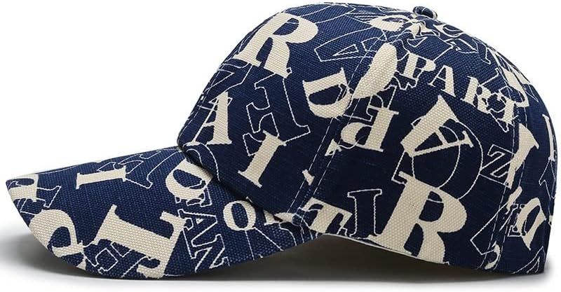 BBDMP капа мажи безбол капачиња памук унисекс прилагодливи бејзбол капачиња писмо црна капа за мажи