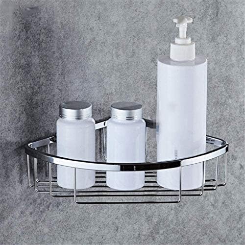 KLHHG не'рѓосувачки челик кошница за туширање малку миење на телото добро изработено лесно за инсталирање на wallидни аголни завртки за инсталирање