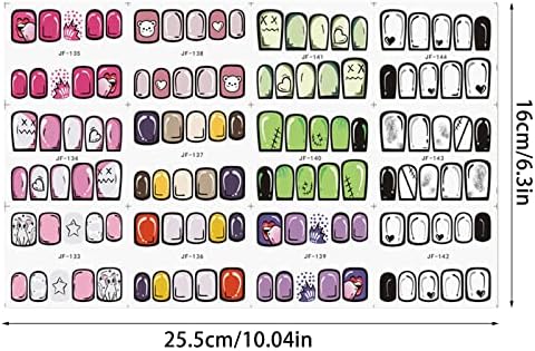 Мали дизајнерски налепници на Денот на вineубените налепници за нокти Декоративни налепници за вода за нокти Голем цртан филм маникир во