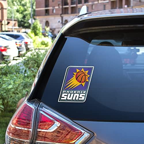 Сонцето На Феникс Сити Лого Кошарка Автомобил Браник Налепница Налепница 5 Х 5