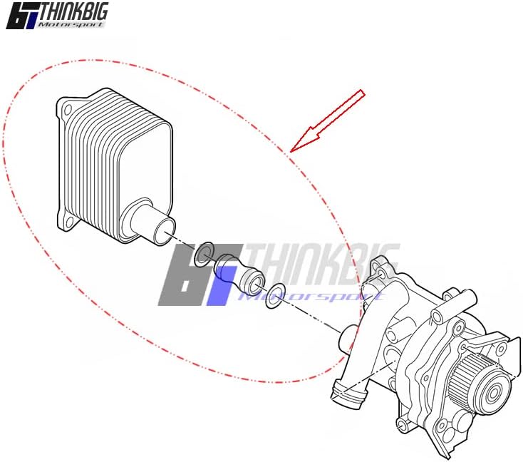 Адаптер за филтрирање на нафта Aluminum AN10 за 05-18 VW Golf Mk6 GTI/Amarok/Beetle/CC/EOS/Sharan/Vento/Bora/Scirocco/Passat/Jetta/Tiguan