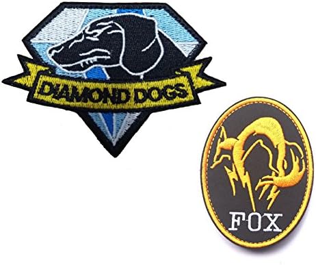 Домаго воен морал дијамантски кучиња и метална опрема цврста лисица лепенка
