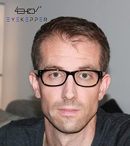 Eyekepper Заштедете 10% на комплет 5 пакувања класични очила за читање за мажи и 5 пакувања за гроздобер читатели црна +3,00