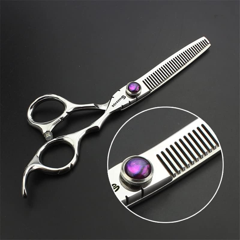 Sharonds 6 инчи 440C висока цврстина од не'рѓосувачки челик ножици за коса за коса стилист за коса, сечење алатка за слабеење бербер специјален