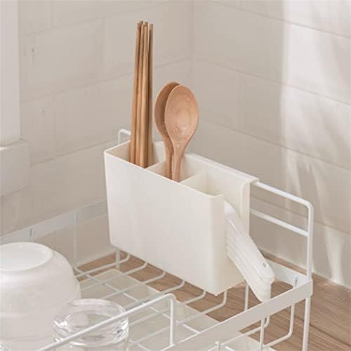 PDGJG решетката за сушење на садови со дренажа, кујнски лесен дежурен обврзник за прибор за складирање на кујни за дома