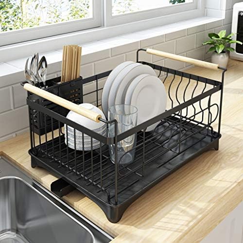 Јахх, не'рѓосувачки челик, мијалник за мијалник за мијалник, кујна Shelvesupplies за складирање мијалник за садови за садови