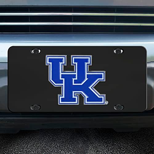 FanMats 33621 Kentucky Wildcats 3D црна регистарска табличка