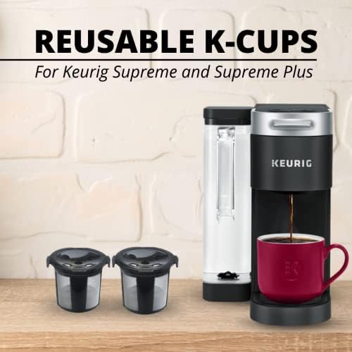 Keurig Supreme Enterione Cus за K Supreme Plus Plus Cafe Mookers by Delibru [2 пакет] Подобро за еднократно кафе за K Supreme