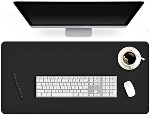 24 x 60 инчи XL биро за биро за десктоп заштитник без лизгање PU кожа биро подлога за лаптоп лаптоп компјутерски игри тастатура глушец за глувче, пишување душек за биро з
