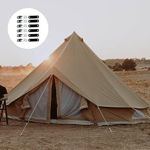 Besportble кампување шатор Teepee 12pcs шатор на кабелски прилагодувачи на јаже шатори за прилагодување на јажето за затегнувачи на шатори