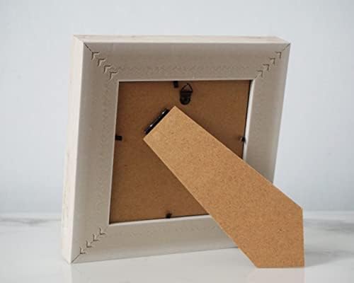 Pluschen 5x5 квадратна рамка за слика, рамка за слики од 5x5 смола, за приказ на wallид и работна површина, плексиглас
