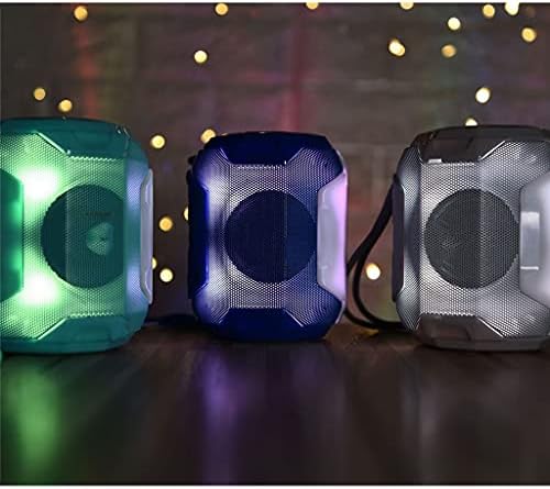 JHWSX Мал звучник LED светлосни преносни звучници бас стерео звучник на отворено звук кутија за звук