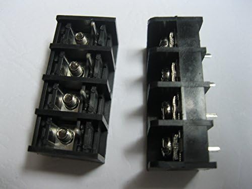 40 парчиња завртки за завртки за завртки за завртки 4Way/Pin Pitch 8.25mm Бариера тип црна боја DC39B