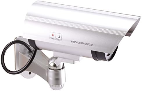 Monoprice 108428 Dummy IR Bullet Camera со светкава црвена активност LED