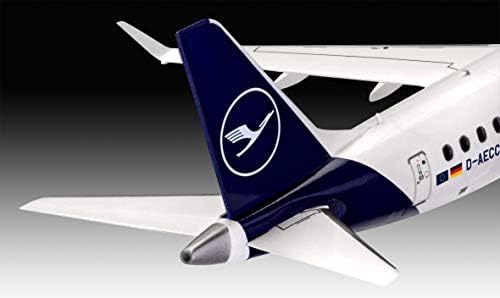 Revell 03883 1: 144 Embraer 190 Lufthansa нов комплет за модел на пластични модел, повеќебојно