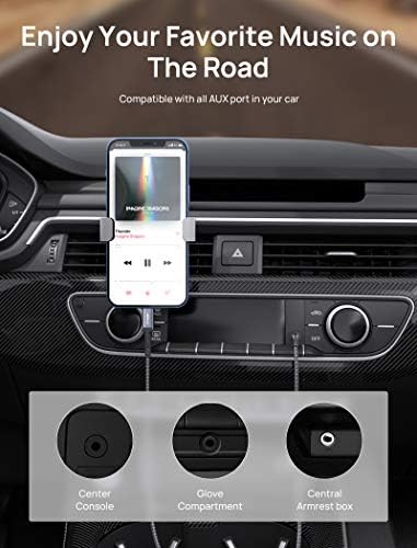 Jsaux aux кабел за iPhone 3.3ft, 3,5 mm Aux кабел за автомобил компатибилен со iPhone 14 13 12 11 XS XR X 8 7 6 iPad iPod за CAR Home Stereo, Sounder,