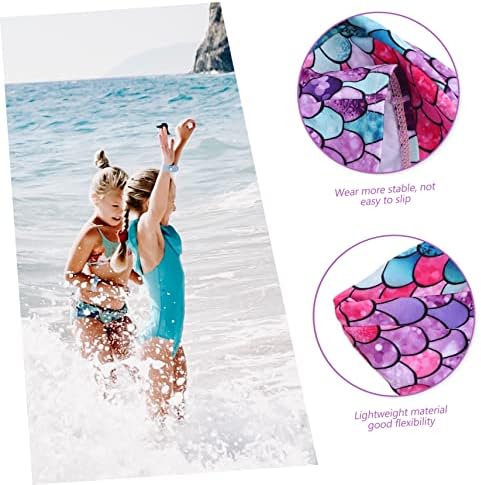 Sewacc сирена капа за пливање симпатична комплети за бања за деца за деца костуми за капење момчиња за пливање капа деца деца за пливање симпатична капачиња за пливањ?