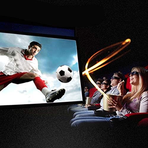 KJHD ZYZMH Soft Swytable 16: 9 HD 84 100 120 инчи Проектор екран со влакна од платно завеса за проекторски филм домашен театар на отворено