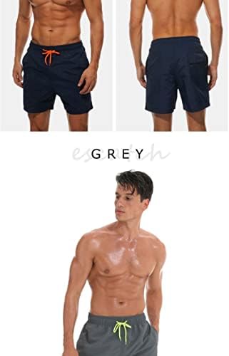 Најдобро панталони за мажи плажа за брзо сушење машки шорцеви со четири точки