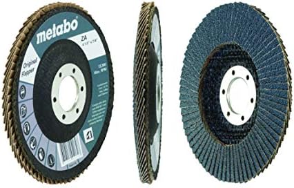 Метабо - Апликација: Челик/не'рѓосувачки челик - 4 1/2 Оригинален флапер 60 7/8 T27 фиберглас, дискови за размавта - Оригинален