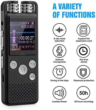 Xxxdxdp Професионален Глас Активиран Дигитален Аудио Диктафон 8GB 16GB 32G USB Пенкало Нон-Стоп 80hr Снимање PCM Поддршка TF-Картичка