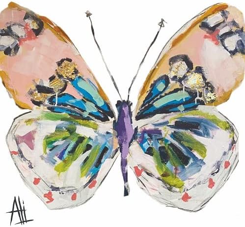 Сет на салфетки за коктел со теми од пеперутка | Пакетот вклучува 40 вкупно салфетки за хартија во 2 убави дизајни