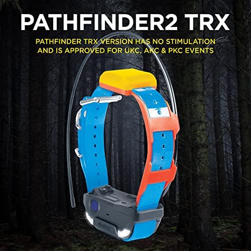 Dogtra Pathfinder 2 TRX Дополнителни Приемник Куче GPS Tracker LED Светло Портокалова Јака Паметен Часовник Компатибилен На Полнење Водоотпорен Бесплатни Офлајн Мапи Без Претплат